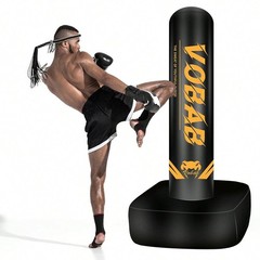 68″ Heavy Duty Stand Up Punching Bag With Stand For Boxing & MMA Training