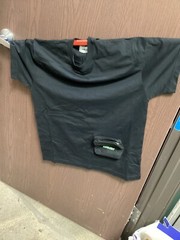 AMBUSH Gym Box with Mens Black T Shirt, Sports Wireless Headset, Cable & Case