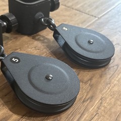 Set of 2 Bowflex Xceed Xtreme 2 OEM Slider 3.5” Pulley w Locking Pin FREE SHIP