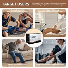 Leg Massager with Heat and Compression‎, Leg Compression Machine & Compres