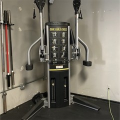 FreeMotion Genesis Dual Cable Cross Adjustable Home Gym Steel