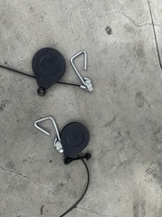 Set of 2 Bowflex Xceed Xtreme OEM Slider 4” Pulley Complete W Wire And Pulls
