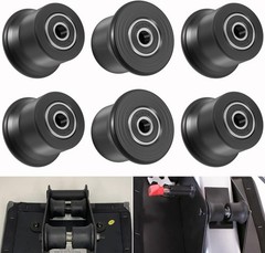 Rolling Seat Trolley Wheels 6-Pack for Bowflex Blaze Classic,Elite,Motivator 2