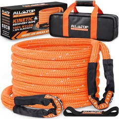 ALL-TOP Kinetic Recovery Rope (Reflective) 48000Lbs, 1in x 30ft, Heavy Duty 3…