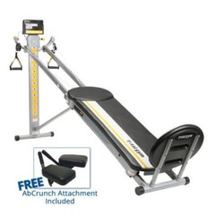 Total Gym Fit w/ Ab Crunch, DVDs and exercises. 