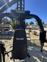 SincMill Adjustable Home Gym Black Arm Curl Bench Press Weight Lifting Equipment