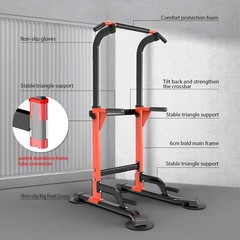 Entrenamiento de fuerza en el gimnasio en casa, dominadas, fondos de 150 kg NEW