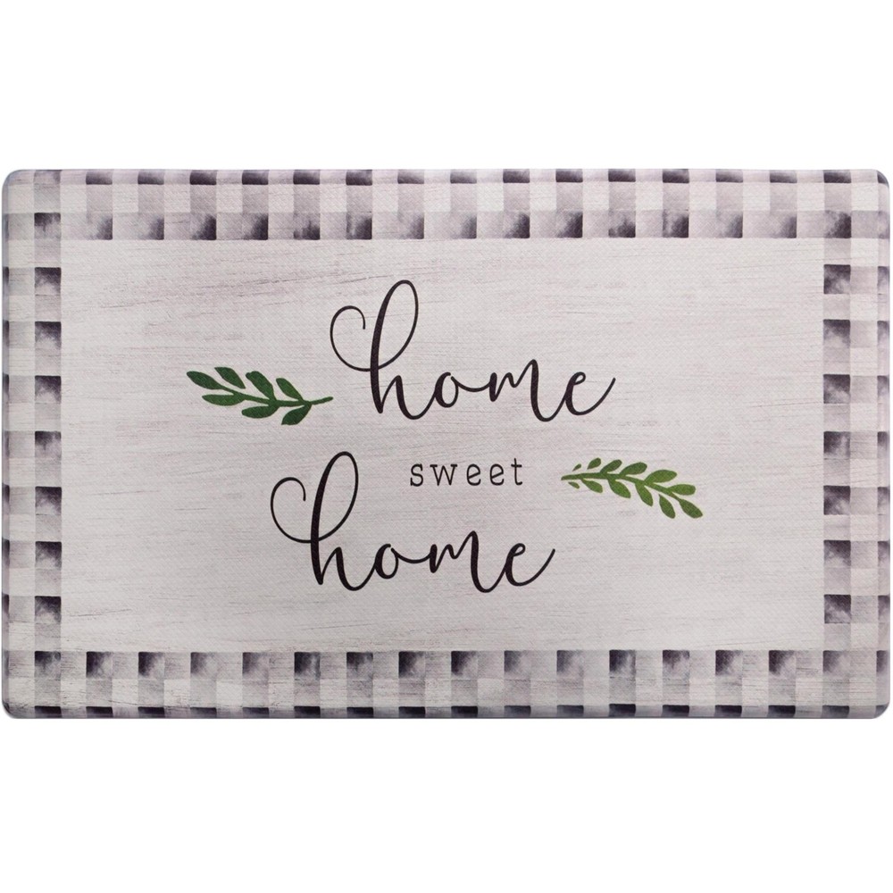 Home Dynamix SoHome Cozy Living Home Sweet Home Buffalo Check Border Anti-Fat…