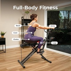 Adjustable Squat Assist Machine 5 Resistance Levels Home Gym Fitness Equipment