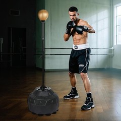 Reflex Ball Speed Bag Punching Bag Free Standing Boxing Bag Reinforced Spring…