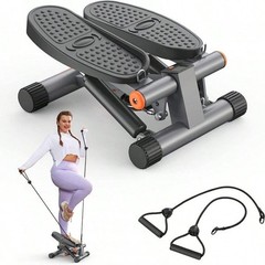 Niceday Mini Stair Stepper – Compact Step Machine with Resistance Bands & LCD