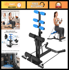 Adjustable Squat Machine for Home Gym – Leg Workout Equipment, Glutes Trainer