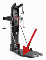 ONE NEW BOWFLEX HVT FRONT PLATFORM BASE LEFT FRAME EDGE TRIM