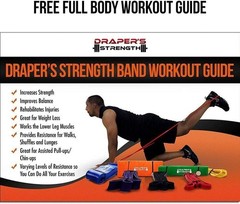 Draper’s Strength Heavy Duty Resistance Stretch Loop Bands for Powerlifting W…