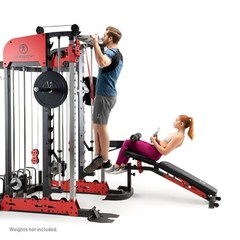 Deluxe Smith Cage Home Gym SM-7553 Weight Training Circuit Combo Machine – Marcy