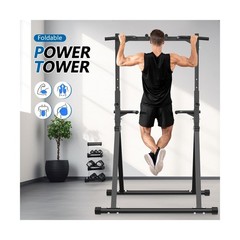 Pull Up Station Pull Up Bar for Home Gym Equipment Dip Station Power Tower St…
