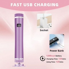 2000mAh Electric Foot Callus Remover 12-Speed Pedicure Tool LED Display