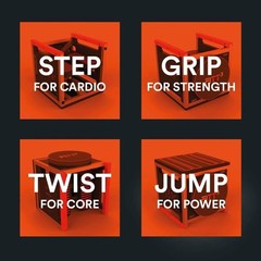 Home Fitness Equipment Fit Cube HIIT Cardio ABS Strength Training 100 Exercises