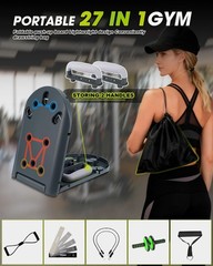 Hikeen Home Workout Equipment to Help Achieve Fitness Goals, 27-in-1 Portable