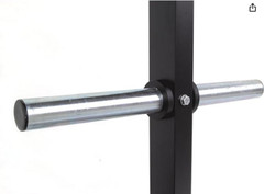 MOTIVE FITNESS – CFF Olympic Mobile Bar & Bumper Plate Tree – 1000 lb. Capacity
