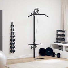 Home Fitness With 2 Pulleys Wall Mounted