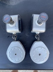 BOWFLEX ULTIMATE 2 SLIDER PULLEYS w/LOCK KNOBS LOT OF 2
