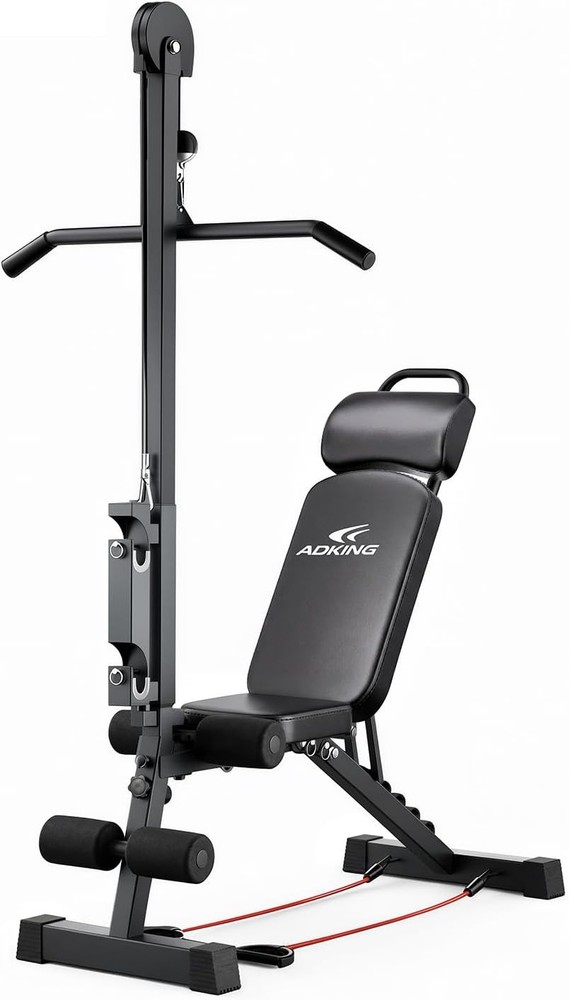 12-in-1 Home Gym LAT Pull Down & High Pulley System Full Body Training Machine