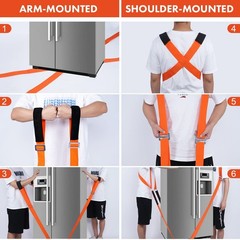Moving Straps Lifting（Padded） one Person 2-Person Lifting and Movi