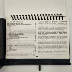 Total Gym Ultimate Exercise Flip Chart Exercise Book Tower Mount Bottle Holder
