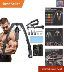Twister Arm Trainer, 3 in 1 Hydraulic Power Chest Workout Equipment with Ab R…
