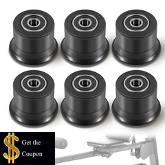 6 Pack Bowflex Roller Seat Trolley Wheels Blaze Classic Elite Motivator 2 Pr1000