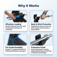 Body-Solid Olympic Bar Jack (single)
