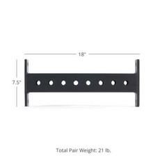 Titan Fitness 18″ Bottom Side Bracings Fit X-3 Series Space Saving Rack, Extra
