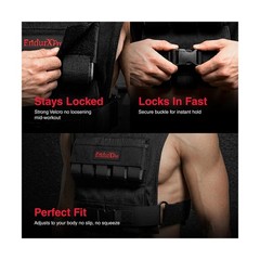 Weighted Vest for Men & Women | Adjustable Weight Vest 25 lbs/35 lbs/45 lbs w…