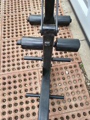 Soloflex Leg Extension Attachment with 6 Rubber Foam Pads Retro Muscle Machine