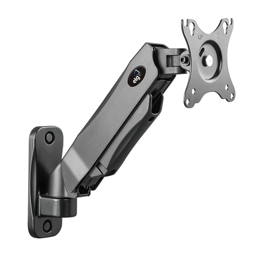 ELG Full Motion Swivel Monitor Wall Mount Stand Gas Spring for black /