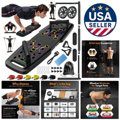 Transform Your Home into a Gym: Portable Push Up Board & Fitness Accessories