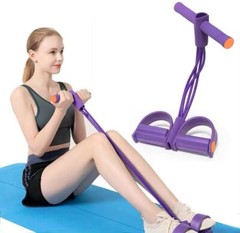 J.U Indoor Fitness Resistance Bands Exercise Equipment Elastic Sit Up Pull Rope