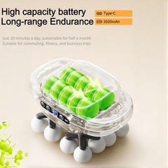 Mini 16 Head Deep Tissue Massage Gun, Quiet Percussion Muscle Massager 3 Mode…