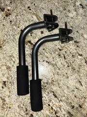 Total Gym Black Press-Up Bars with Pins