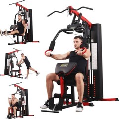 Multifunctional Home Gym System Full Body Workout Station 330lb Weight Workout