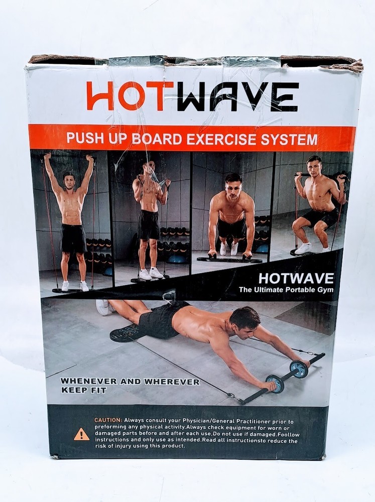 HOTWAVE Portable Exercise Equipment with 16 Gym Accessories