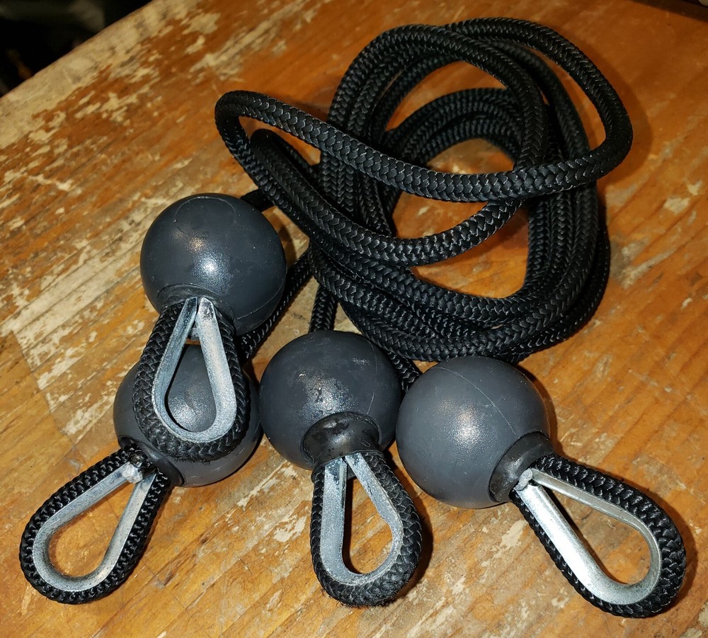 USED PAIR Rolling Seat 40″ Cables with Ball-Stops for Bowflex Revolution