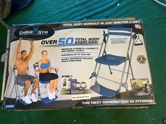 Emson Chair Gym & Workout DVD’s Total Body Workout In Box With Manual