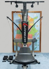 Bowflex Ultimate 2 Home Gym Strength Training w/ Bench, Ankle Straps, Metal