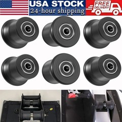 6-Pack Sliding Seat Bracket Roller for Bowflex Home Gym Fits Motivator2, Pr1000