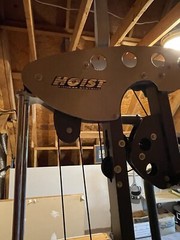 home gym weight machine used Hoist Gym Row, Leg, pull down, press