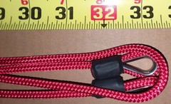 ONE USED BOWFLEX HVT 135″ Red Master Cable with Eyelets