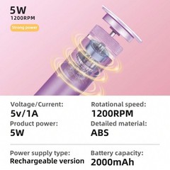 2000mAh Electric Foot Callus Remover 12-Speed Pedicure Tool LED Display