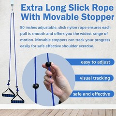 Shoulder Pulley for Physical Therapy, Pulleys for Shoulder Rehab Over Door, S…